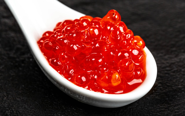 White spoon red jelly black free wallpaper - medium preview image