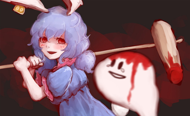 Cartoon character creepy stick ghost free wallpaper - medium preview image
