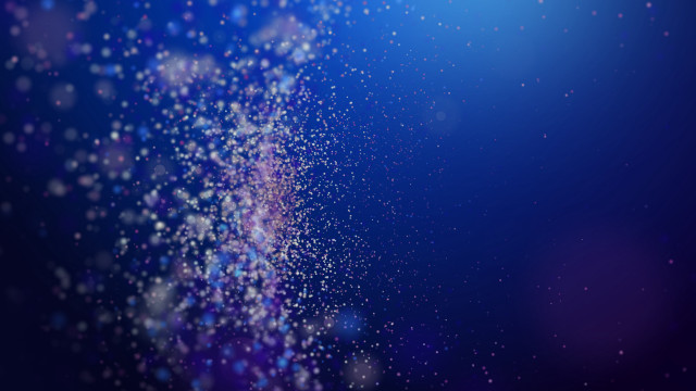 Blurry blue background white stars #2 free wallpaper - medium preview image