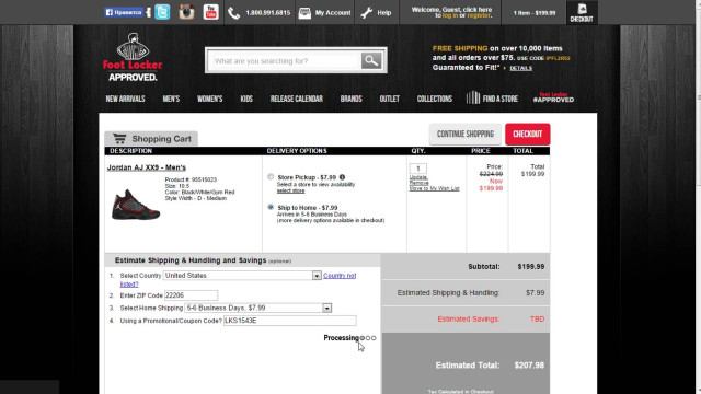 Shoe description website screenshot image free wallpaper - medium preview image