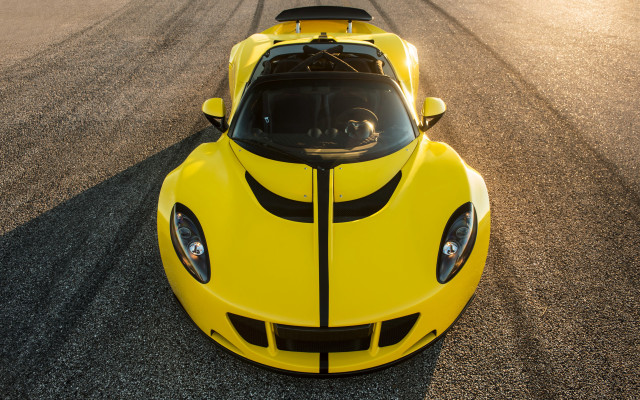 Yellow sports car cobra starry free wallpaper - medium preview image
