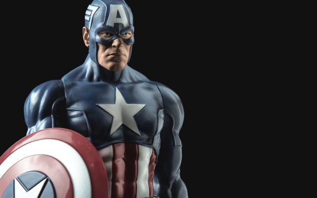 Man captain america shield star free wallpaper - medium preview image