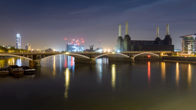 Bridge river city night lights #7 free wallpaper - medium preview image