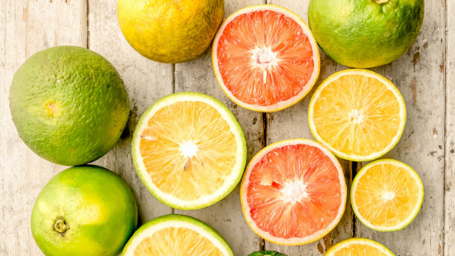 Citrus stilllife neo fauvism summer free wallpaper - medium preview image