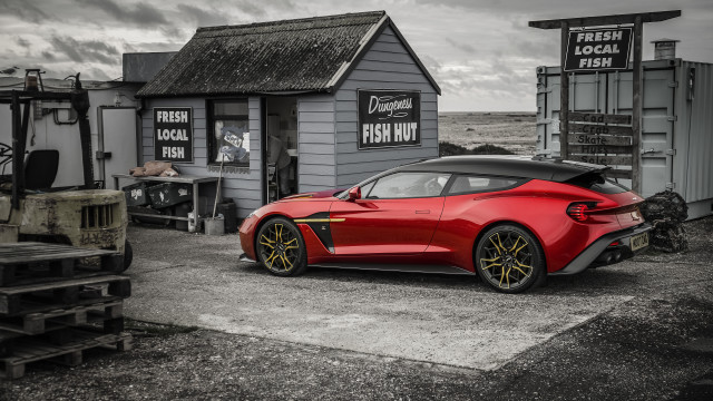 Red sports car fresh fish free wallpaper - medium preview image