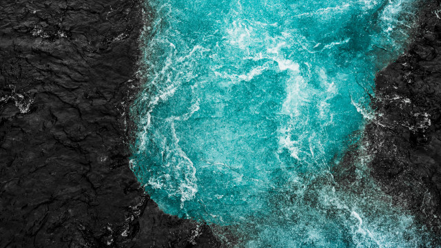 Water forest night starry sky free wallpaper - medium preview image
