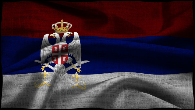 Flag bird crown black red free wallpaper - medium preview image