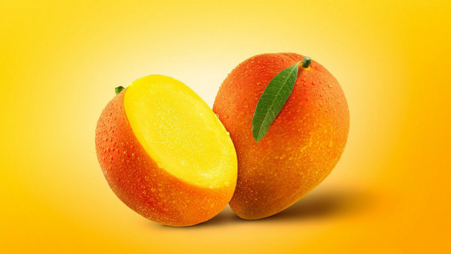 Orange leaves 3d gradient lyco free wallpaper - medium preview image