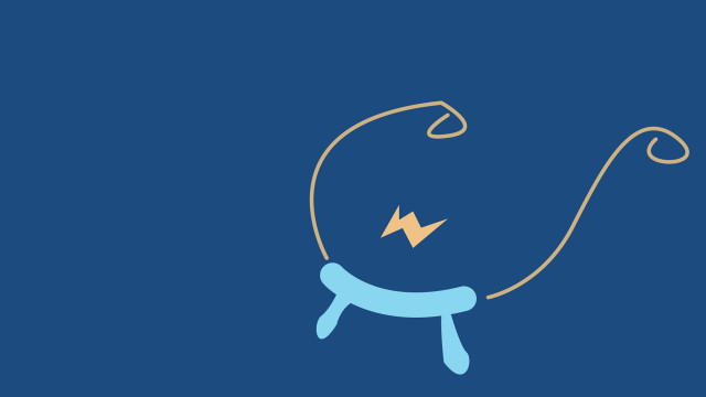 Cartoon character flying string lightning free wallpaper - medium preview image
