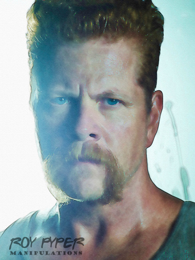 Bearded man blurry blue eyed free wallpaper - medium preview image
