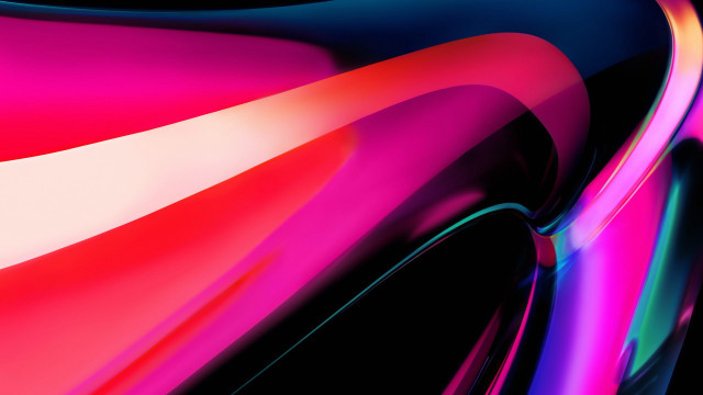 Colorful liquid painting red pink free wallpaper for desktop - medium preview image