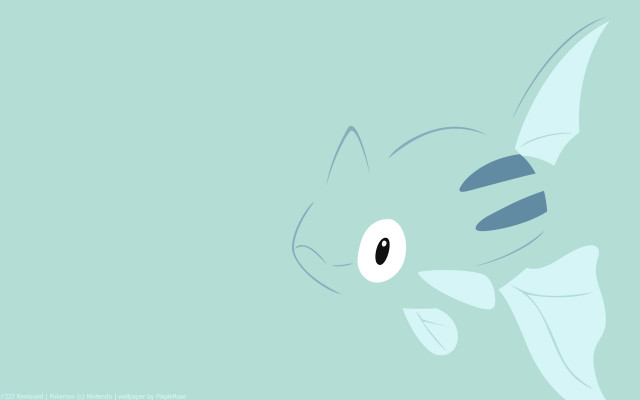 Cartoon fish big eye swimming free wallpaper - medium preview image