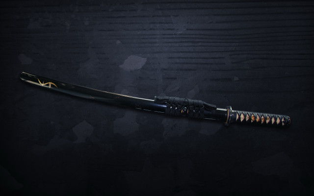 Black gold knife cobra sword free wallpaper - medium preview image