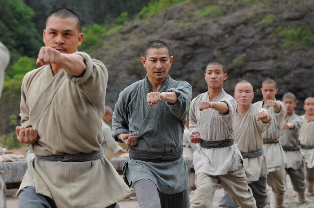 Karate men line points camera free wallpaper - medium preview image