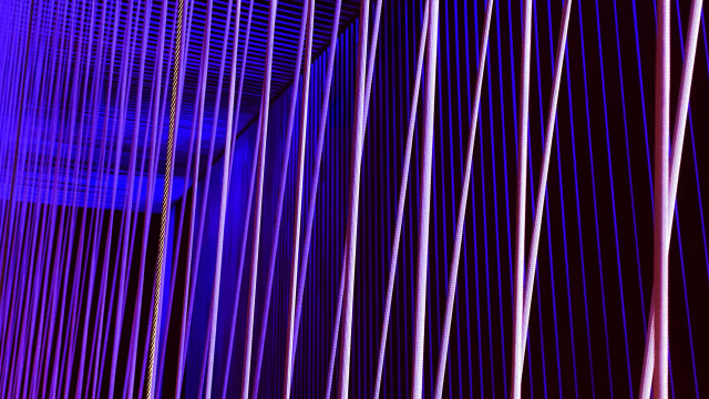 Purple lines building clock light free wallpaper - medium preview image