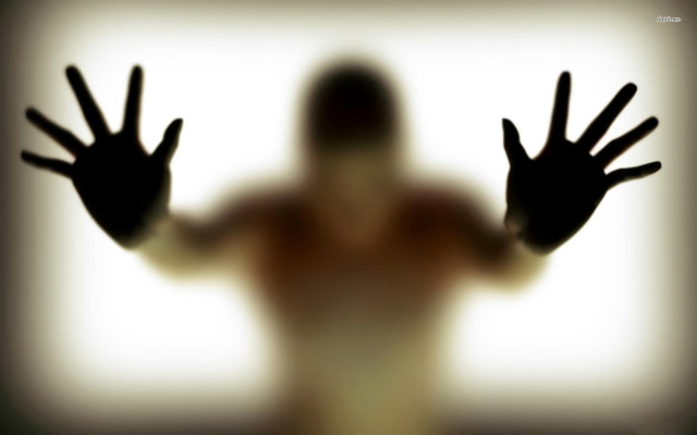 Blurry person hands window white #2 free wallpaper - medium preview image