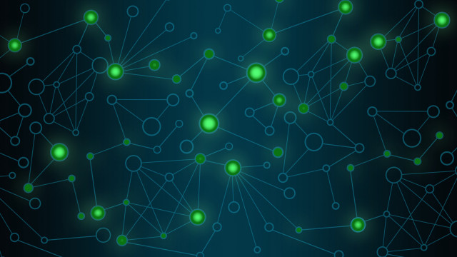 Dark green dots lines blue free wallpaper - medium preview image