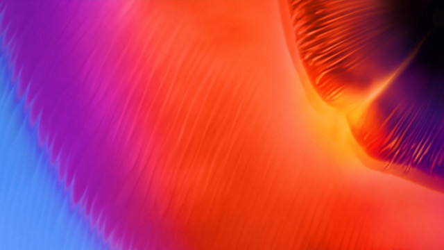 Colorful blurry face neck generative free wallpaper - medium preview image