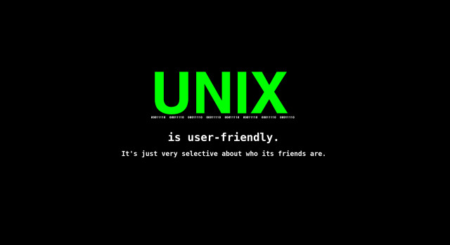 Unix is user friendly attractive free wallpaper - medium preview image