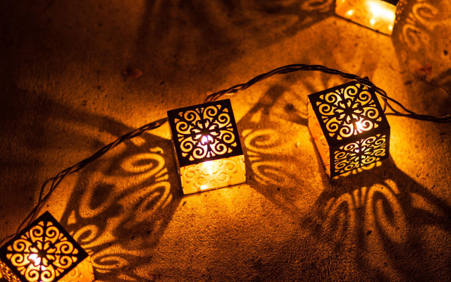 Glowing lights shadow square arts free wallpaper - medium preview image