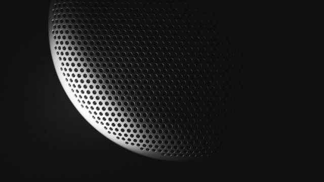 Black white circular object light free wallpaper - medium preview image