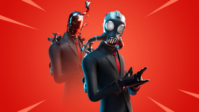 Suits masks cellphone red background free wallpaper - medium preview image