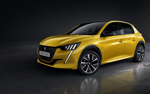 Yellow car dark room black #4 free wallpaper for desktop - medium preview image