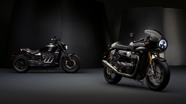 Black motorcycle 3d render photorealism free wallpaper - medium preview image