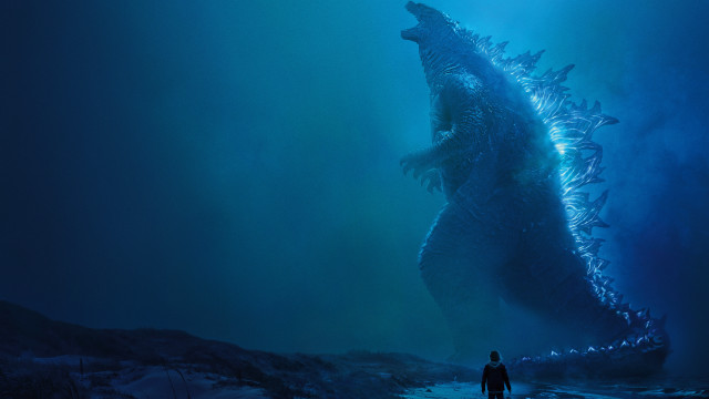 Man godzilla ocean water forest free wallpaper - medium preview image