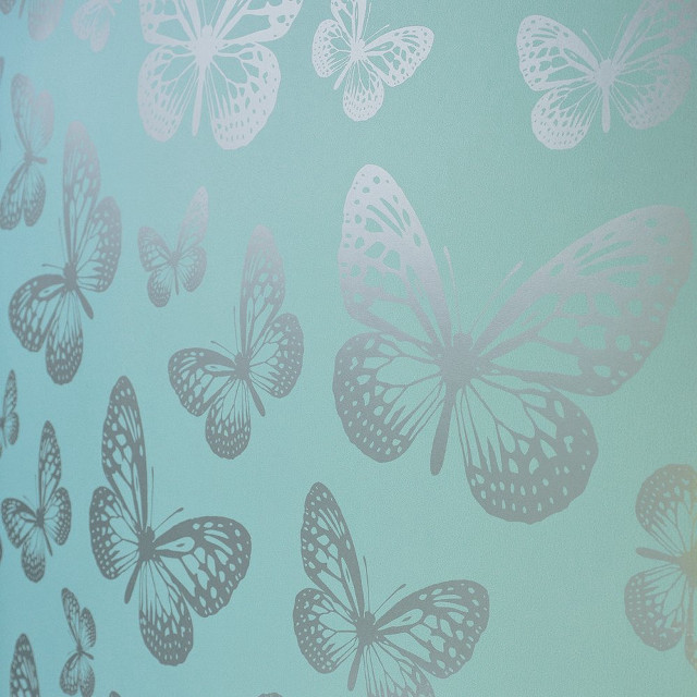 Butterflies wall clock decorative art free wallpaper - medium preview image
