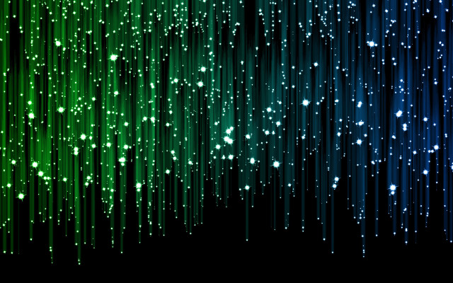 Rainbow stars lines space city free wallpaper - medium preview image