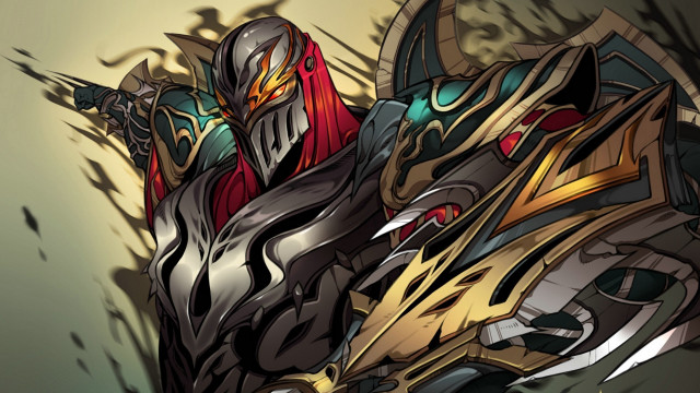 Robot helmet glowing armor sword free wallpaper - medium preview image