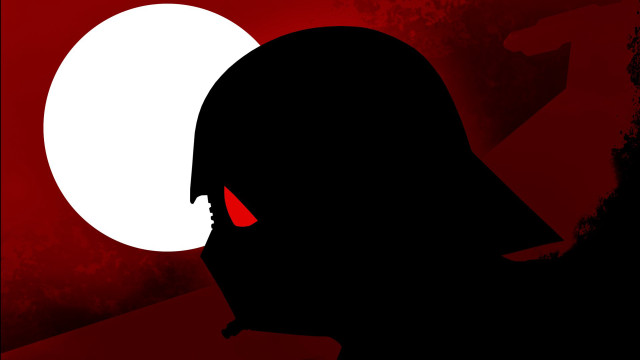 Red eyes silhouette moon torii free wallpaper - medium preview image