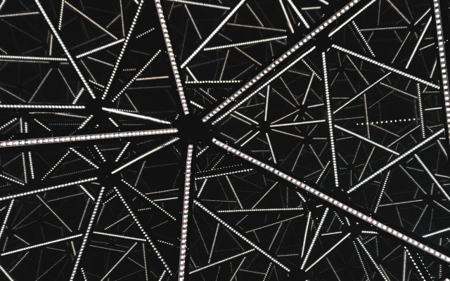 Black white structure lines dots free wallpaper - medium preview image