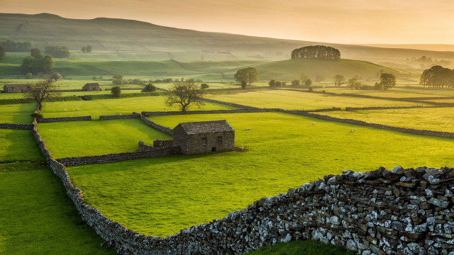 Green field stone wall stone free wallpaper - medium preview image