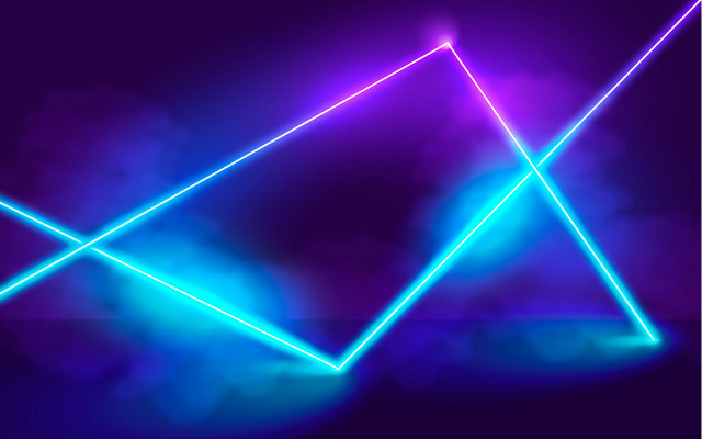Holographic abstract triangle light beam free wallpaper - medium preview image