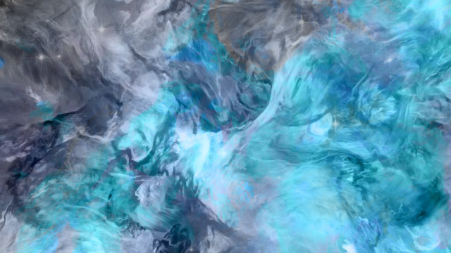 Blue grey abstract cave water free wallpaper - medium preview image