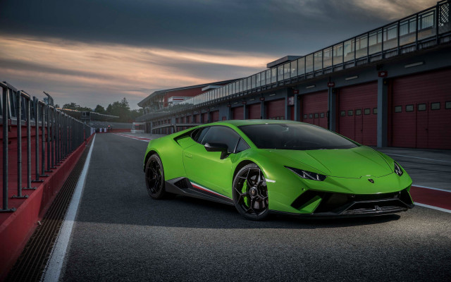 Green lamb car red garage free wallpaper - medium preview image