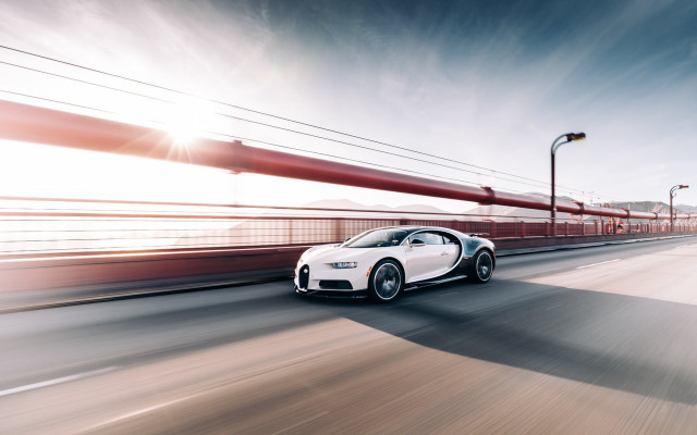 Bugatti highway sky redlight panfuturism free wallpaper - medium preview image