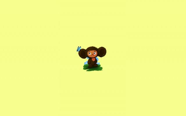 Cartoon afro bird yellow green free wallpaper - medium preview image