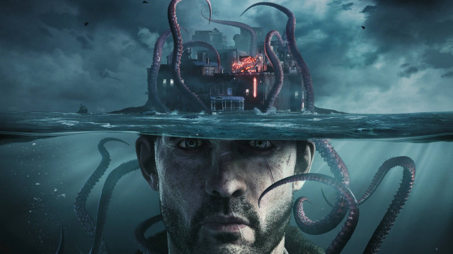 Man house underwater octopus city free wallpaper - medium preview image