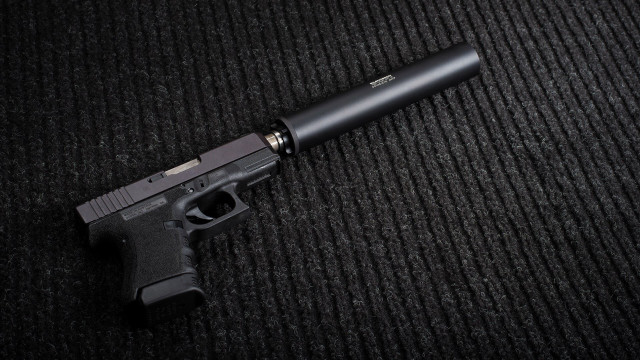 Gun flashlight blackcarpet galaxy night free wallpaper - medium preview image