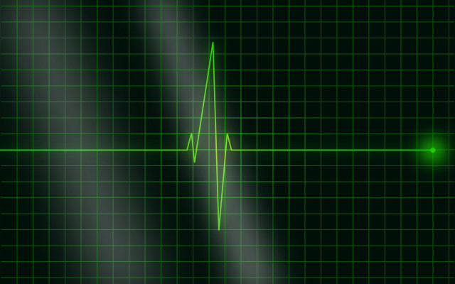 Green line light shock vector free wallpaper - medium preview image