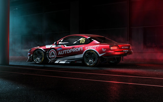 Red car number dark smoke free wallpaper - medium preview image