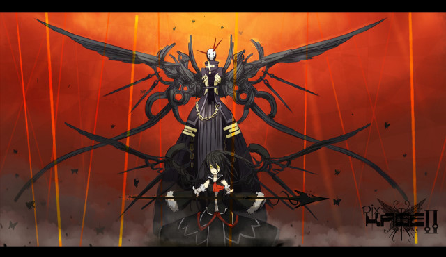 Woman sword demon creature wings #2 free wallpaper - medium preview image