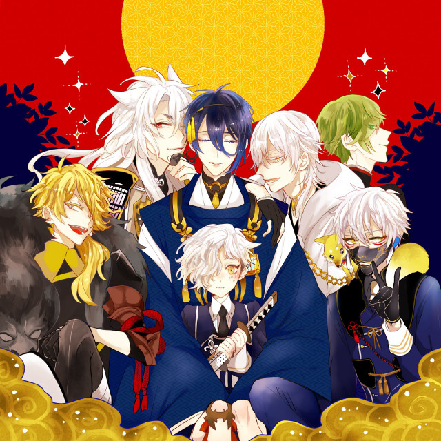 Anime characters cloud sun stars free wallpaper - medium preview image