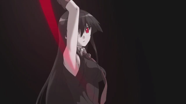 Woman sword red light black free wallpaper for desktop - medium preview image