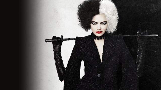Black suit white hair umbrella free wallpaper - medium preview image
