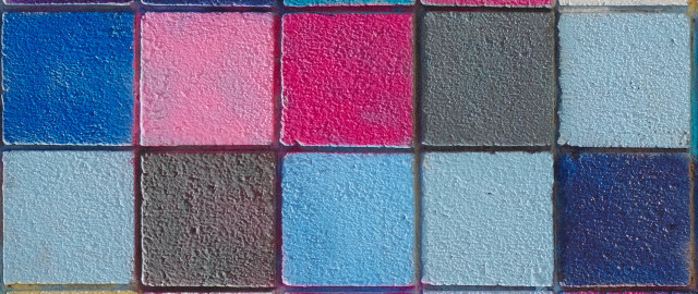 Multicolored paint swat fence starry free wallpaper - medium preview image