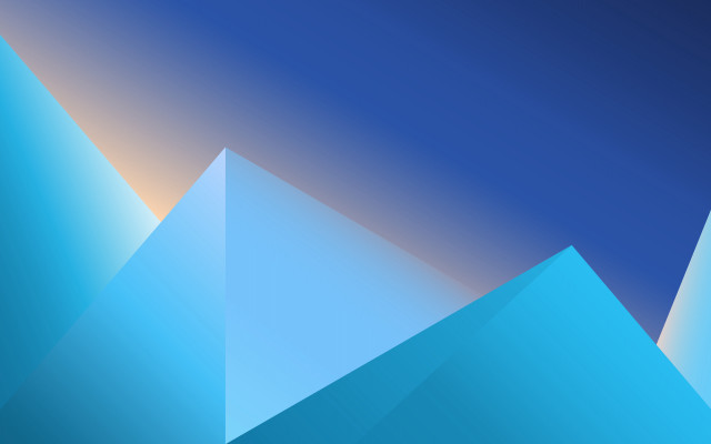 Blue abstract triangle gradient geometry free wallpaper - medium preview image